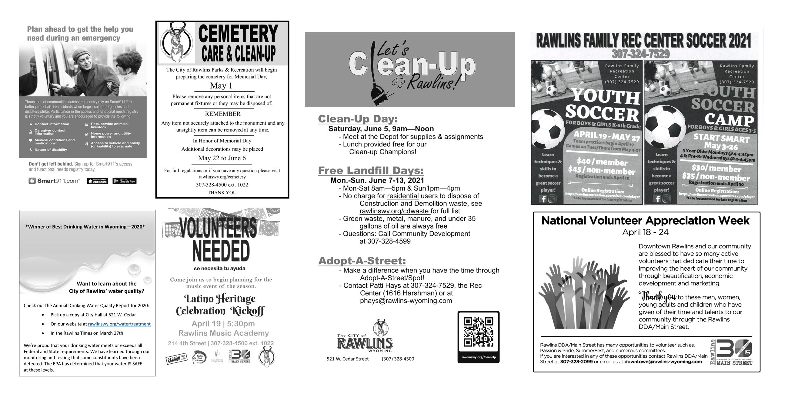 April Water Bill Info Insert