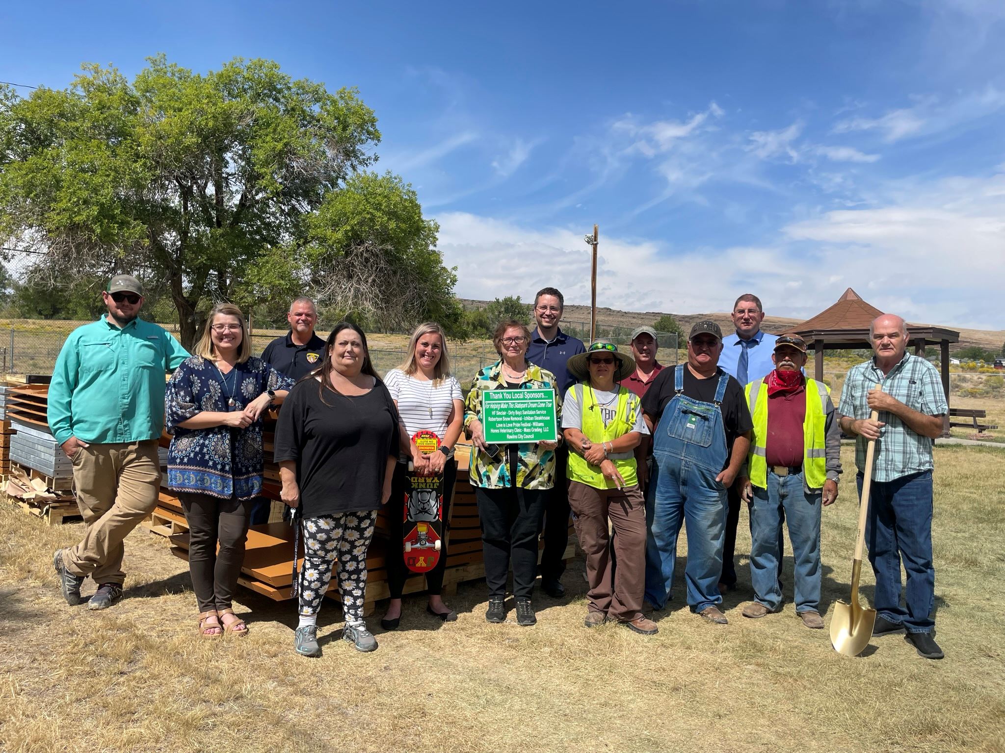 groundbreaking group photo