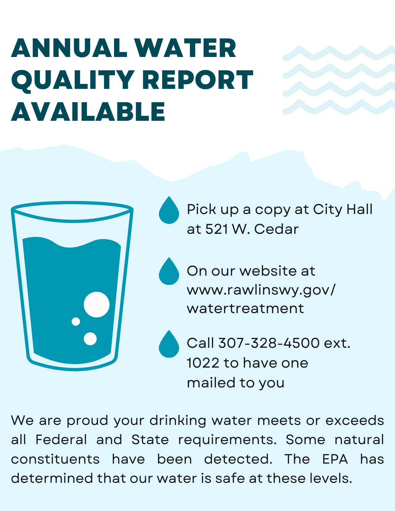 Water Quality 2022 Report Available