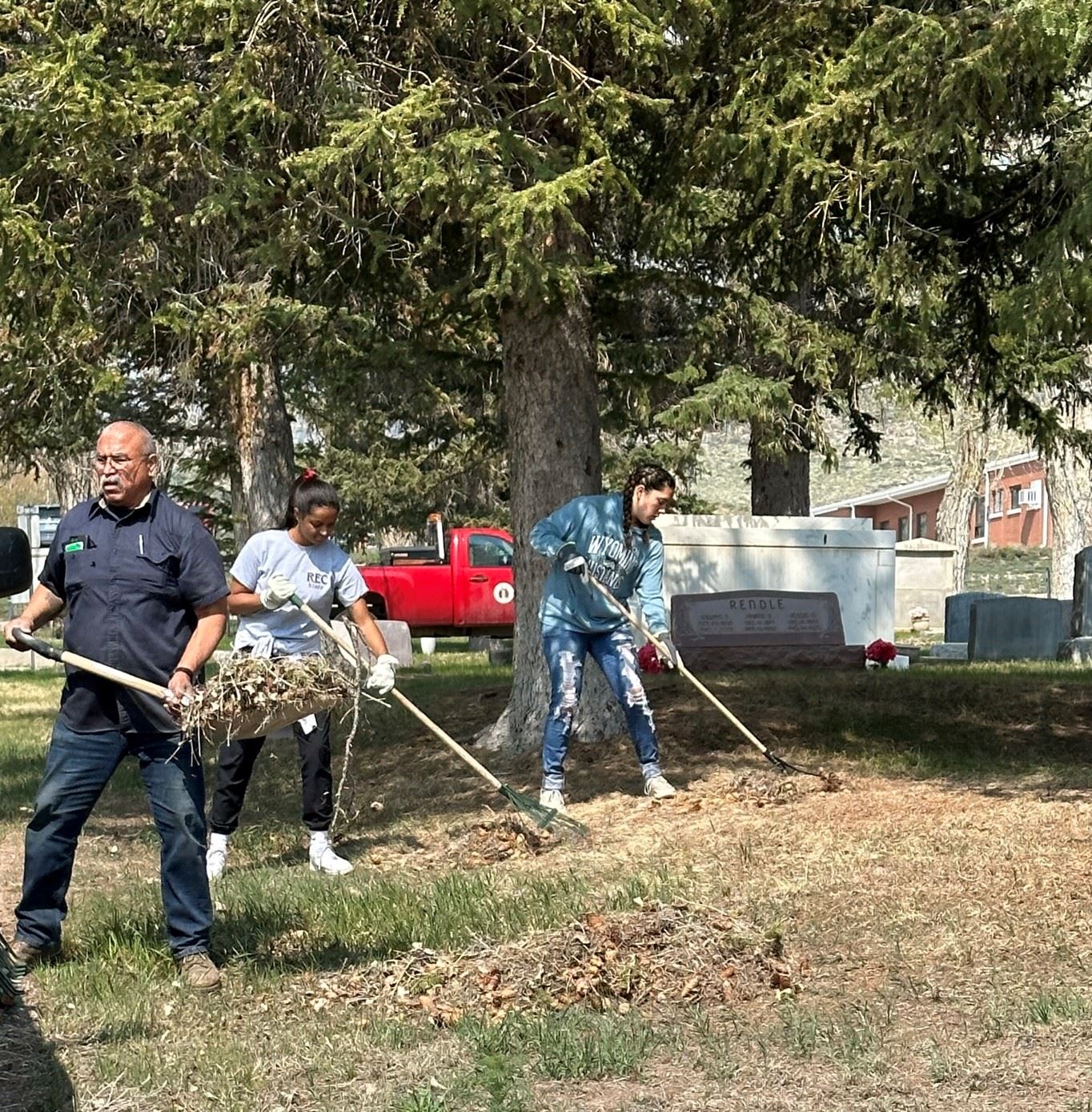 Staff Cemetery Clean-Up 2023