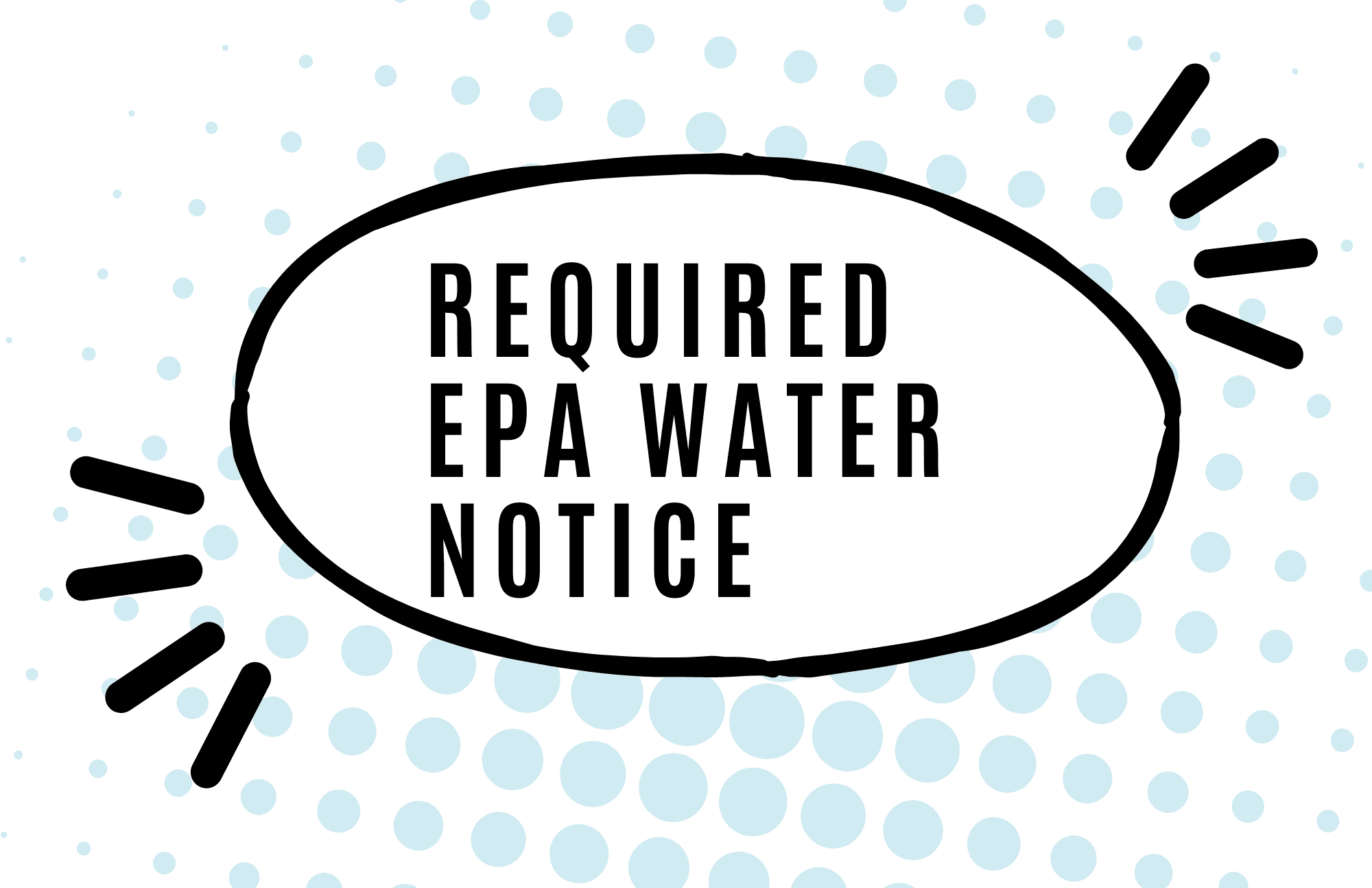 required epa water notice
