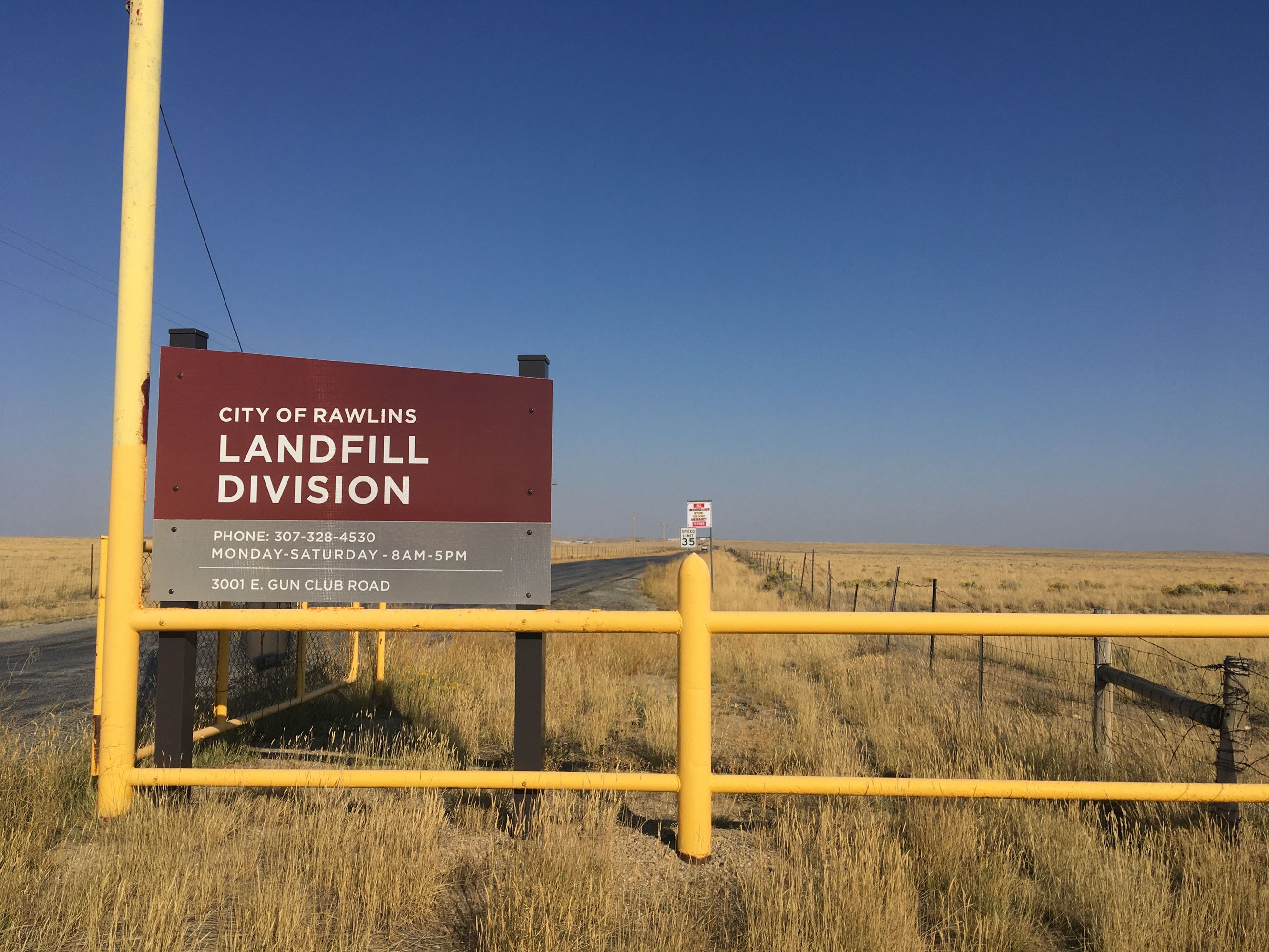 Landfill Sign