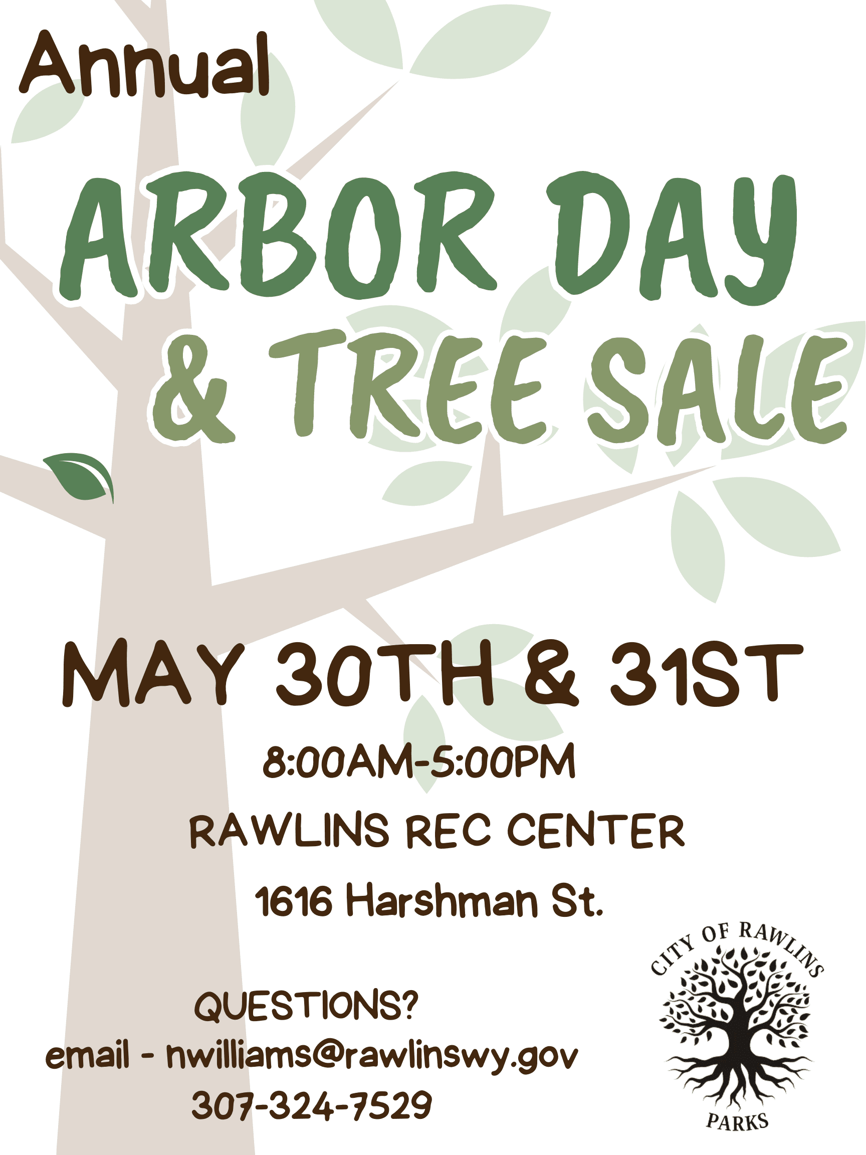 ARBOR DAY and SALE