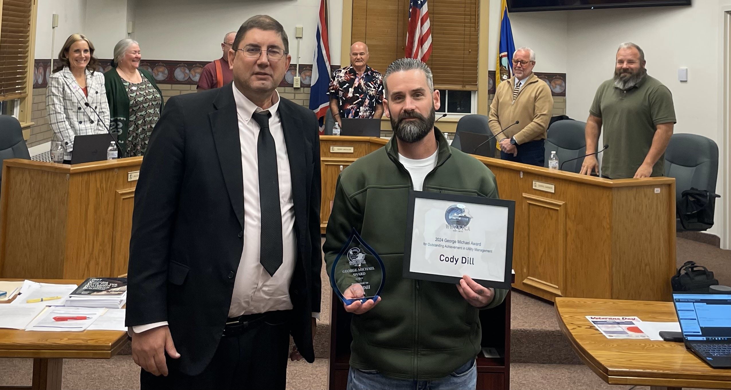 Dill at Council  - George Award