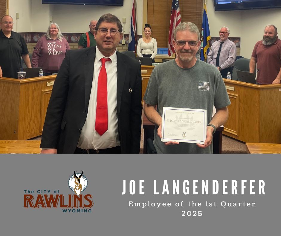 Joe employee of the 1st quarter 2025 with name