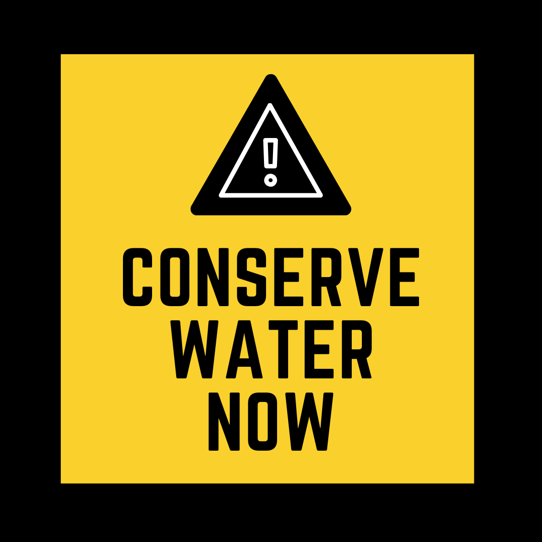 Conserve water now 